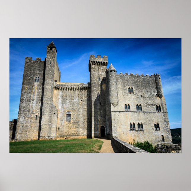 Affiche du château médiéval de Beynac (Devant)