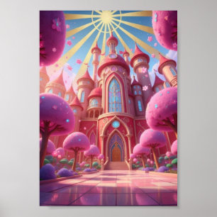 Affiche du Château Pastel du Royaume de Fantaisie