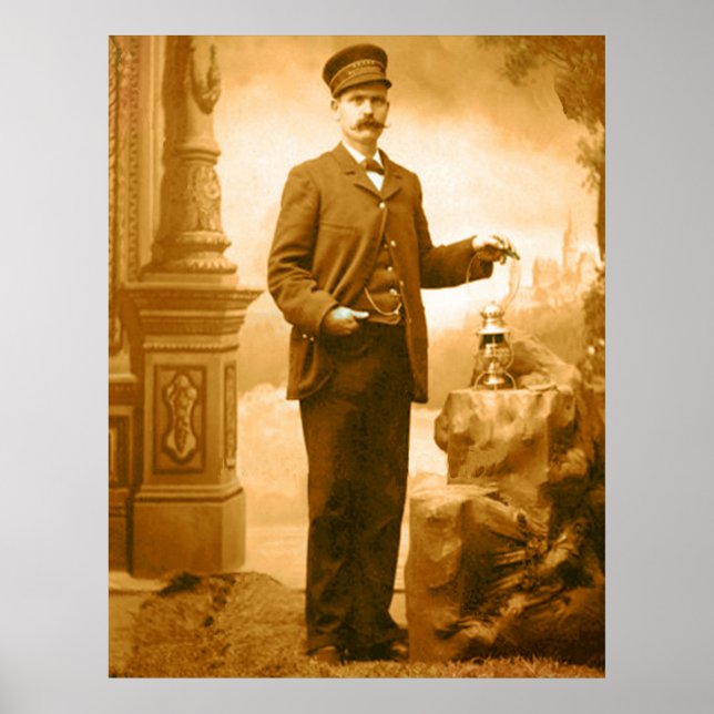 Affiche du chef de train (Devant)