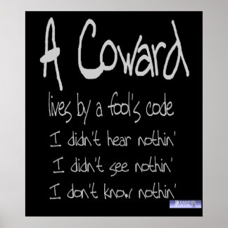 Affiche du code de Coward
