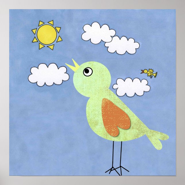 affiche du coucher du soleil (Devant)