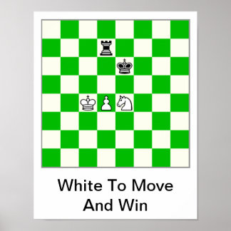 Affiche du diagramme des échecs