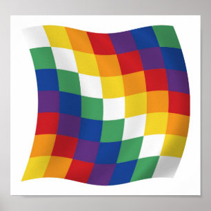 Affiche du drapeau aymara