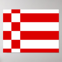 Affiche du drapeau de Brême