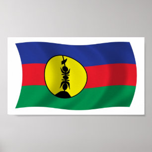 Affiche du drapeau des gens de Kanak Imprimer