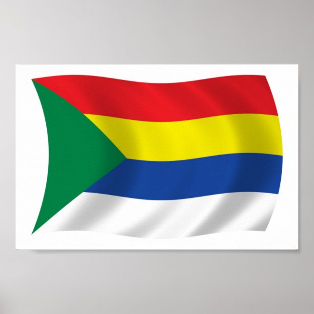 Affiche du drapeau druze (Devant)