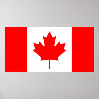 Affiche du drapeau du Canada