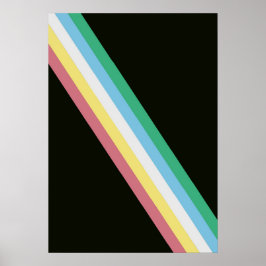 Affiche du drapeau pour personnes handicapées pour