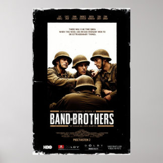 Affiche du film Band of Brothers mettant en vedett
