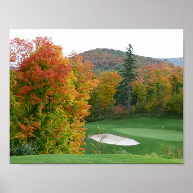 Affiche du golf d'automne (Devant)