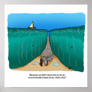 Affiche du Humour de l'étude d'impact environnemen