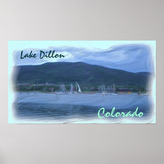 Affiche du lac Dillon Colorado (Devant)