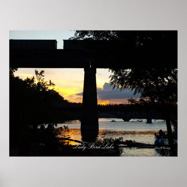 Affiche du lac Lady Bird (Devant)
