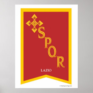 Affiche du Latium Italie
