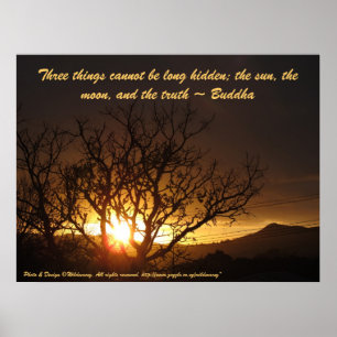 Affiche du lever du soleil