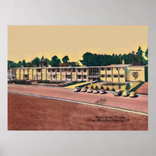 Affiche du lycée américain de Karlsruhe, Allemagne