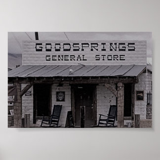 Affiche du magasin général Goodsprings