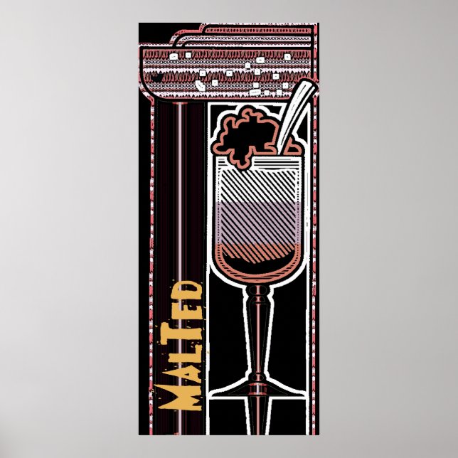 affiche du magasin malt (Devant)