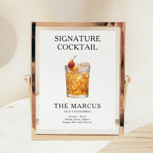 Affiche du menu Cocktail Signature