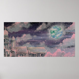 Affiche du millénaire en argent