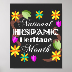 Affiche du Mois du patrimoine national hispanique