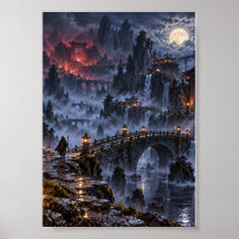 Affiche du Monde Souterrain Chinois 5x7 - Art Asia
