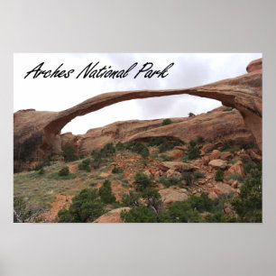 Affiche du parc national Arches