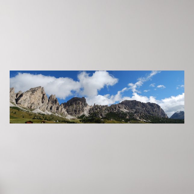 Affiche du paysage des Dolomites (Devant)