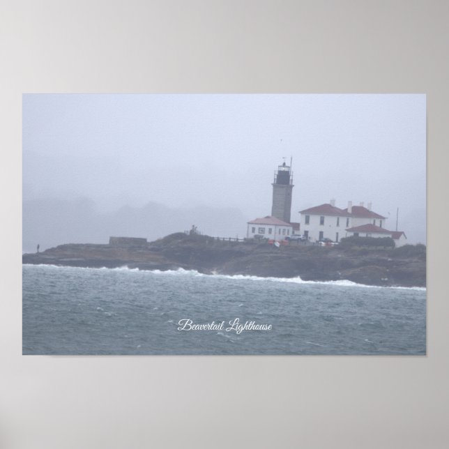 Affiche du phare de Beavertail (Devant)