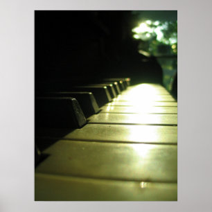affiche du piano 18x24 au soleil