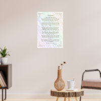 Affiche du poème Desiderata de Max Ehrmann