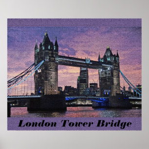 Affiche du pont de la Tour de Londres