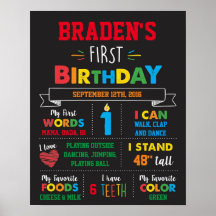 Affiche du premier anniversaire