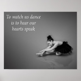 Affiche du proverbe de danse