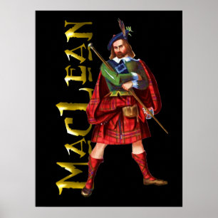 Affiche du rêve des Highlands écossais du clan Mac