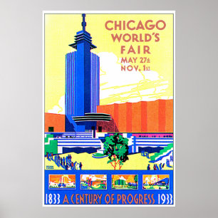 Affiche du salon des mondes de Chicago