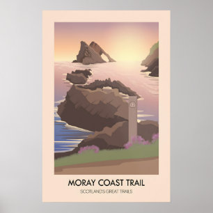 Affiche du sentier du littoral de Moray - Les Gran