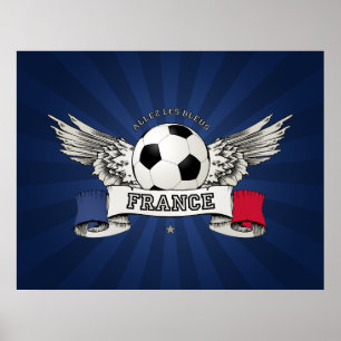 Affiche du soutien de l'équipe nationale de footba