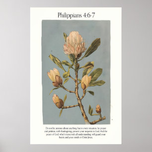 Affiche du verset biblique Philippiens 4:6-7 - Bot