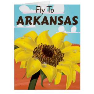Affiche du Vintage voyage de l'Arkansas