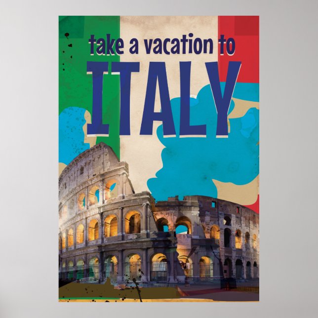 Affiche du Vintage voyage italien (Devant)