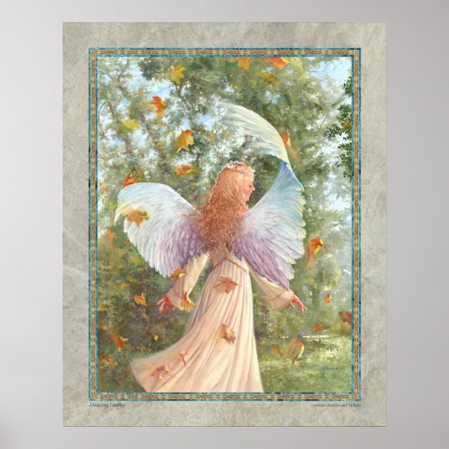 Affiche d'un ange en Feuille 16" x 20" (Devant)