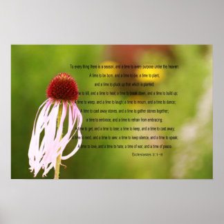Affiche Ecclesiastes Versets