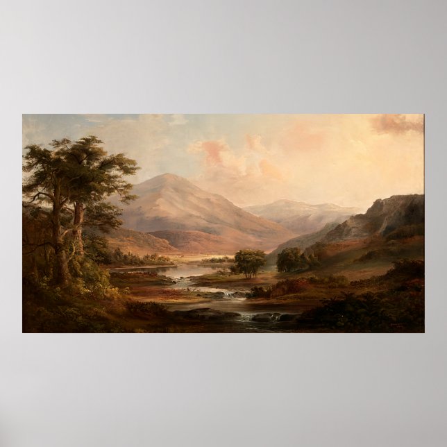 Affiche écossaise du paysage (Devant)