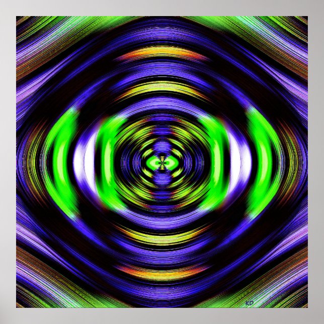 Affiche électrique de mouche (Devant)