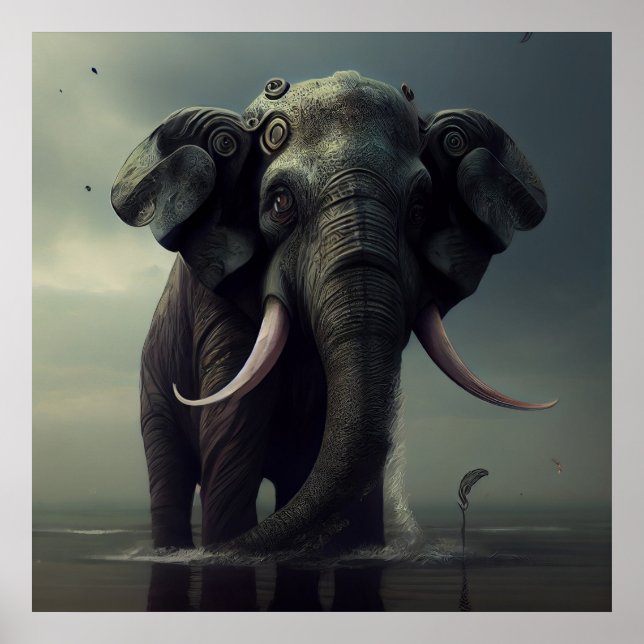 Affiche Elephan (Devant)