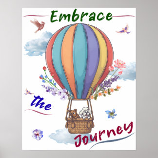 Affiche Embrasser le Voyage