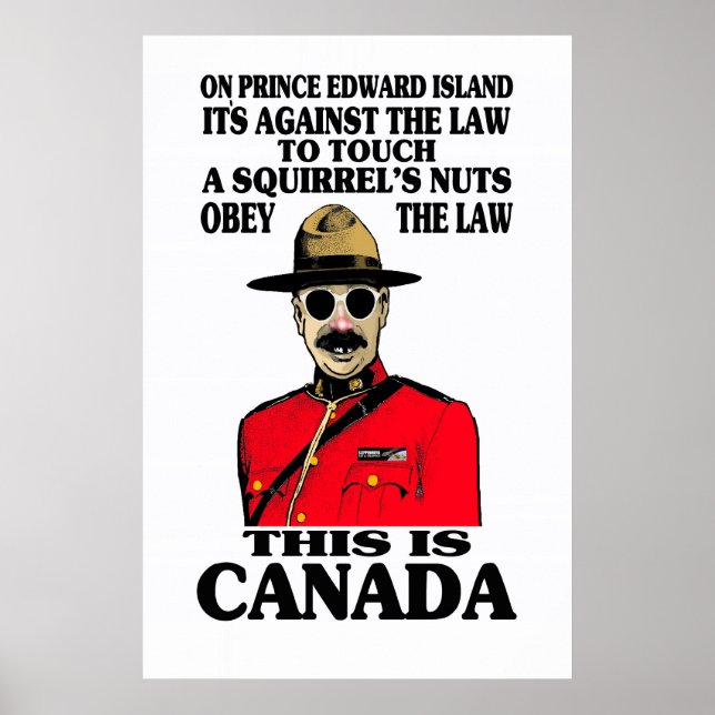 Affiche en droit canadien (Devant)