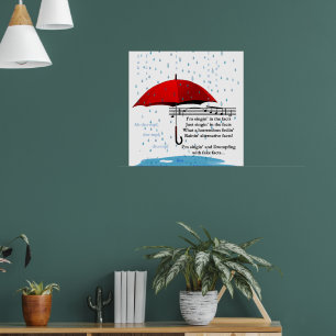 Affiche en papier de grande valeur sur les faits a