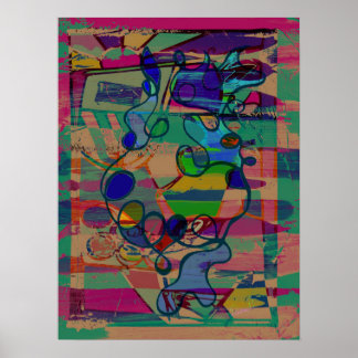 Affiche « Enticing Abstract » version alt 45 x 60